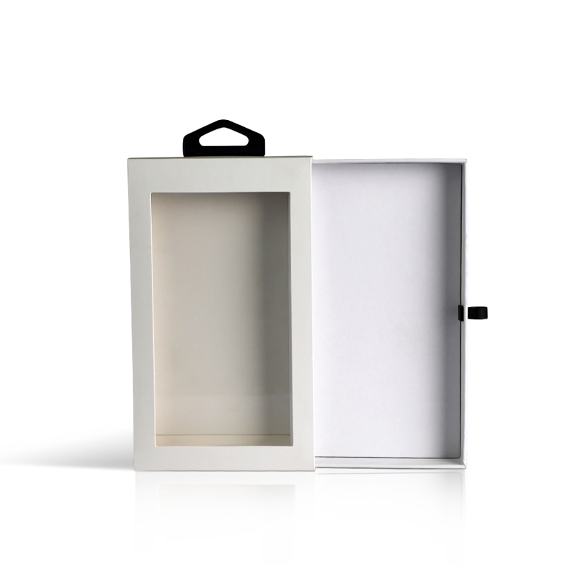 Hộp quà tặng hình chữnhật tùy chỉnh Hộp cửa sổ cho phụ kiện vỏ điện thoại