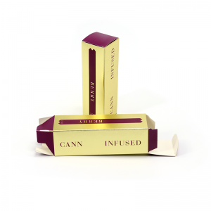 Mỹ phẩm gấp thùng giấy tái chế quà tặng tùy chỉnh son môi mascara sơn móng tay sơn dầu hộp