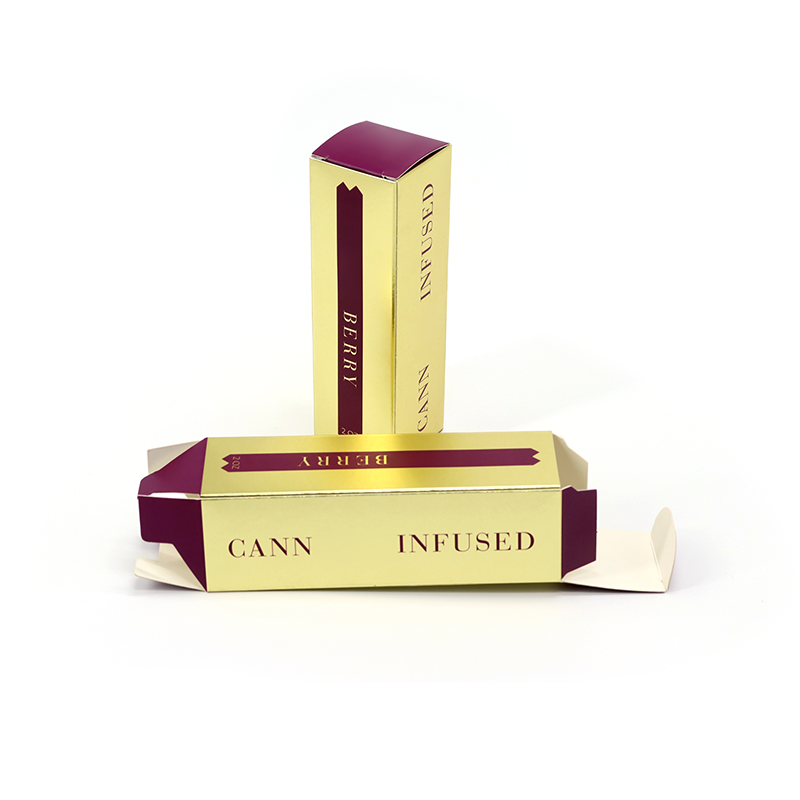 Mỹ phẩm gấp thùng giấy tái chế quà tặng tùy chỉnh son môi mascara sơn móng tay sơn dầu hộp