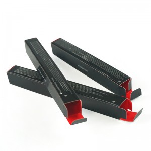 Bánnóng tùy chỉnh in son môinhỏ đặt giấy gấp hộp bao bì son bóng