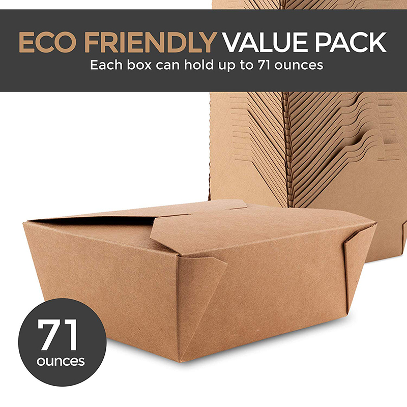 Bảo vệ môi trường đơn giản bao bì thực phẩm đóng gói thùng carton