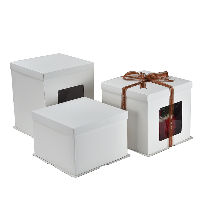 Hộp bánh cưới mới Handmade Luxury Paper Birthday Cake Box