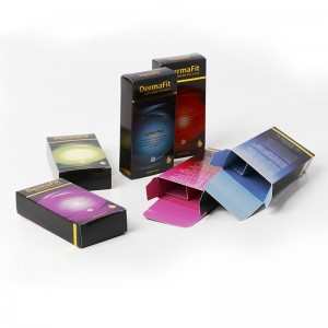 Nhà máy tùy chỉnh giấy màu bao bì in hộp cuối hộp