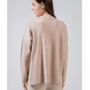 Xu hướng thời trang lỏng lẻo Casual Joker Row Row Nút đan Top 68030#