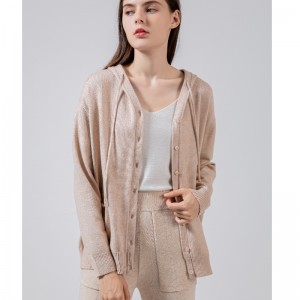 Fashionistas giản dị áo hoodie đan đơn 68032#