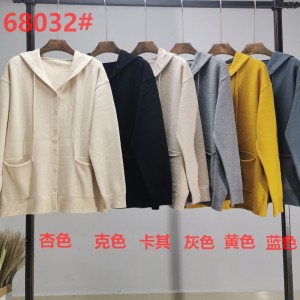 Fashionistas giản dị áo hoodie đan đơn 68032#