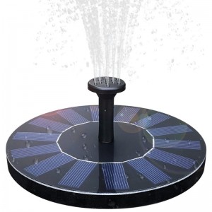 Fountain Fountain Solar Birdbath Fountain, Bộ dụng cụnăng lượng mặt trời 1.4W Máy bơmnướcnăng lượng mặt trời Năng lượngnổi Fountain Kit Nước mặt trời Đài phunnước