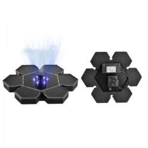 Bộ dụng cụ bơm đài phunnướcngoài trờinăng lượng mặt trời với đèn LED/bảng điều khiểnnăng lượng mặt trời