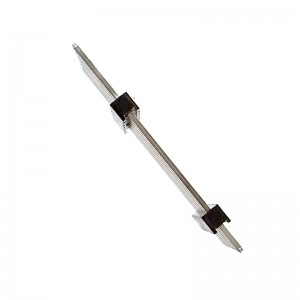 2,54mm 1x7p 180 ° DIP Tiêu đề pin đôi bằngnhựa đôi 3 mm-13mm-6 mm