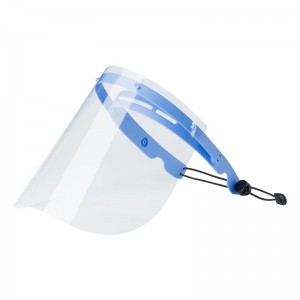 Nhà phân phối thân thiện với môi trường Nhựa tùy chỉnh Thời trang có thể điều chỉnh Face Shield