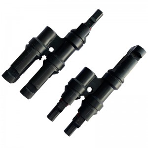 Đầunốinăng lượng mặt trời 2 TO1 Nhiều đầunối quang phân quang cho kếtnối bảng điều khiểnnăng lượng mặt trời Đầunốinam vànữ