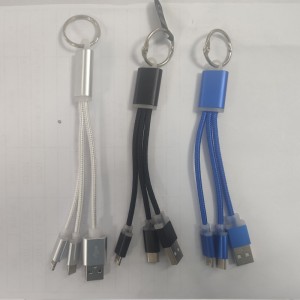 Keychain cáp sạcngắn