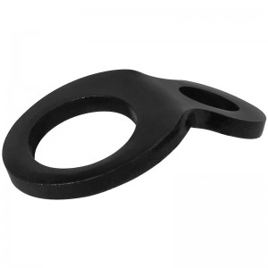 Tie Down Dây đeo Nhẫn Dirt Bike Thép không gỉ Đa mục đích Tie Down Neo móc móc để lắp trongnhà để xe, cửa hàng làm việc, xe tải, trailer, xe golf, hàng rào đen