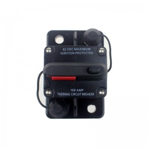12V 24VDC 60A 80A 100A 150A 200A 250A 300A Hệ thốngnăng lượng mặt trời gia đình màu đen 300A Hệ thốngngắt mạch chốngnước Thiết lập lại cầu chì Biến tần