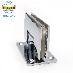 Clip phòng tắm phòng tắm bằng thép không gỉ chànhám cửa kính clip 90 độ hàn cửa kính sửa chữa clip bản lề