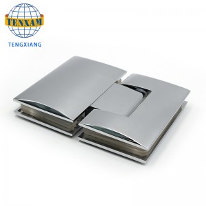 Nhà máy loại vòi hoa sen đặc biệt clip cửa kính 180 độ tắm bản lề phòng tắm vòi hoa sen bản lề