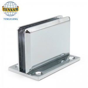 Phòng tắm Clip Phòng tắm Phụ kiện Phần cứng Cửa kính Clip Bản lề Hợp kim Kẽm Kính Clip Phòng tắm Bản lề 180 độ