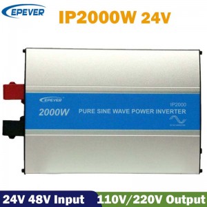 Epever Ipower2000Wnăng lượng mặt trời tắt lưới Biến tần sóng sin tinh khiết 24VDC 110V120V 220v230V Bộ sạcnăng lượng mặt trời Inversor 50Hz 60Hz