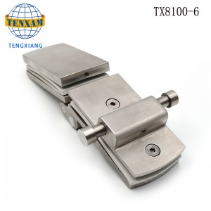 Loại đặc biệt 135 độ Phòng tắm dài Clip Khách sạn Phòng tắm Phòng tắm Cửa kính Cửa vòi hoa sen