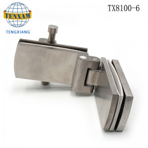 Loại đặc biệt 135 độ Phòng tắm dài Clip Khách sạn Phòng tắm Phòng tắm Cửa kính Cửa vòi hoa sen