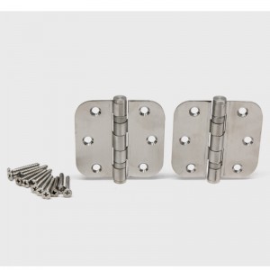 HN005 3,5 inch bằng thép không gỉ cửanội thất cửa với góc bán kính 5/8 inch