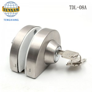 Trang chủ Khách sạn Phòng tắm Không khung Kính Khóa đôi Thép không gỉ Cửa kính Chốt 8 ~ 12 mm Khóa cửa kính trượt