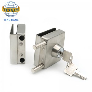 Kính cường lực kẽm chống gỉ hai bên khóa trong ổ khóa