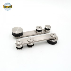 Hệ thống trượt cửa kính trượt cửa treo bánh xe trượt thép không gỉ