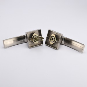 S7811 Tay cầm cửaniken satin với khóa và chìa khóa, khóa cửa vào khóa \\\\ cần gạt, ổ khóa cửa trước