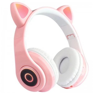 Tai mèo FB-BHCB1 Kids có thể gập lại Tainghe Bluetooth