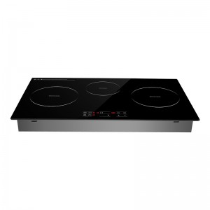 DFY-Ith5501 Ba khu vựcnấu ăn Kiểm soát cảm ứng Cooker dễ thương