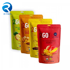 Tùy chỉnh in vật liệunhiều lớp đứng lên túi cho trái cây