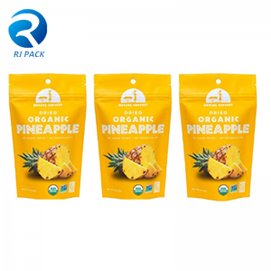 Tùy chỉnh in vật liệunhiều lớp đứng lên túi cho trái cây