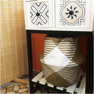 Giỏ cỏ dại dệt