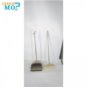 Vật liệunhựa gia đình làm sạch Dustpan dài với chổi, chổi quét bụi và vắt