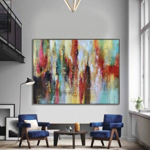 Tóm tắt trang trí khách sạn Trang trínội thất Tường hiện đại Wall Art Canvas Oil Tranh Hình ảnh trên Canvas Phòng khách
