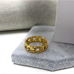 Thời trang châu Âu và Mỹ không gỉ vòng chân không bằng thép không gỉ