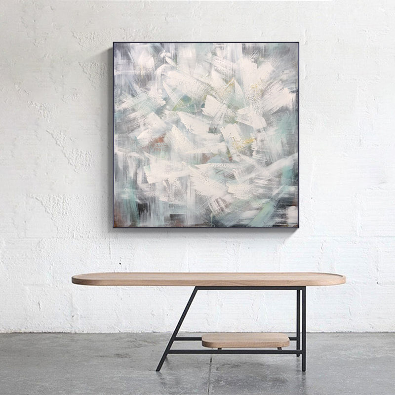 Tùy chỉnh tranh vẽ tranh trừu tượng hiện đạinghệ thuật treo tường vẽ tranh sơn dầu cho phòng khách