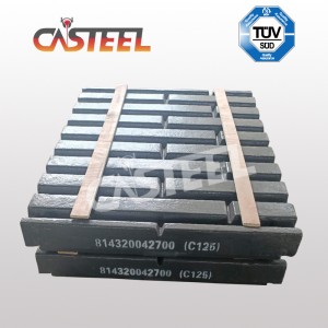 Chất liệu mangan cao C125 Chất liệu chrome Phụ tùng thay thế Tấm Simpe