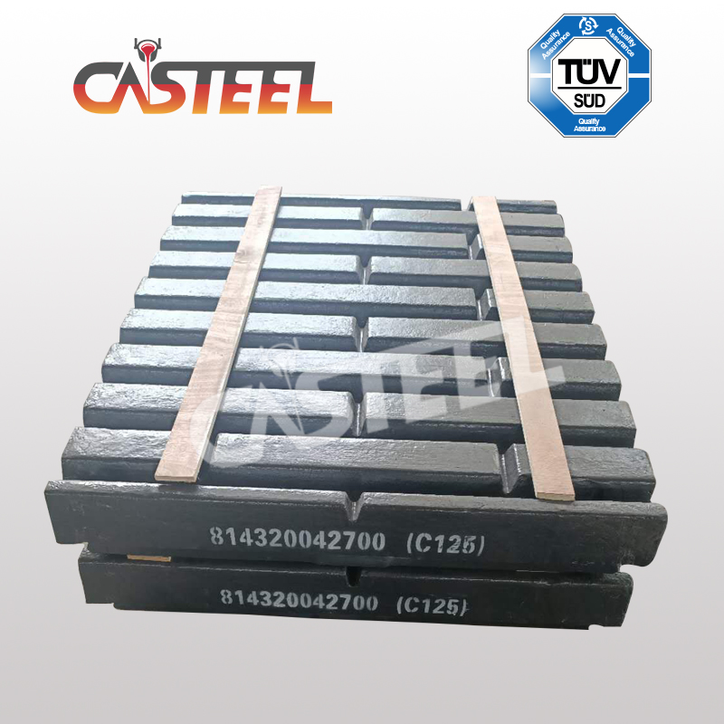 Chất liệu mangan cao C125 Chất liệu chrome Phụ tùng thay thế Tấm Simpe