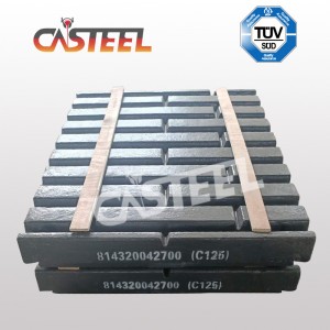 Chất liệu mangan cao C125 Chất liệu chrome Phụ tùng thay thế Tấm Simpe