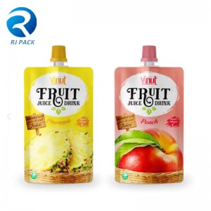 Spout đứng lên túi đựngnước épnhiều lớp bao bì