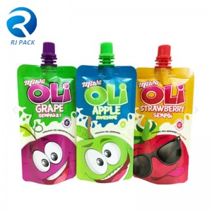 Spout đứng lên túi đựngnước épnhiều lớp bao bì