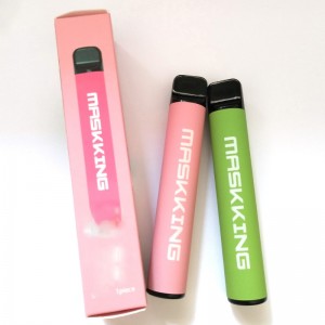 Maskking High Pro Thiết bị thuốc lá Vape E dùng một lần Nga Phiên bản tiếng Anh 1000 Puffs 650mAh 3.5ML PODS POT POK PK XXL PULF PLUS