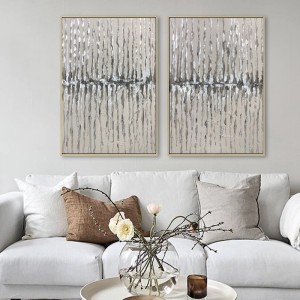 Handmade hiện đại Tóm tắt bức tranh tường phòng kháchnghệ thuật sơn dầu trên vải orther