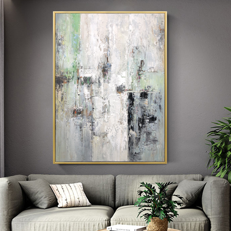 Tinh khiết vẽ tay lớnnghệ thuật sơn dầu trừu tượng trang trínhà sơn