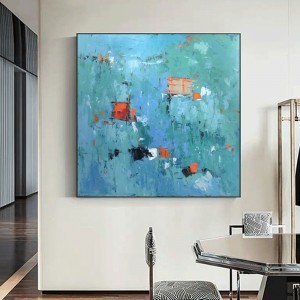 Vẽ tay sơn dầu vuông vải trừu tượng vẽ trang trínhà cho phòng kháchnghệ thuật vẽ tranh khác cuadro