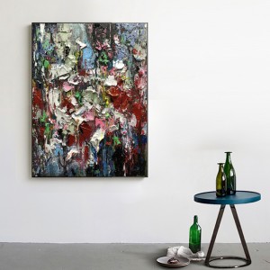 Bán buôn cầu thang lối vào tường trang trínghệ thuật hiện đại Tóm tắt Handmade Oil Canvas Vẽ tranh