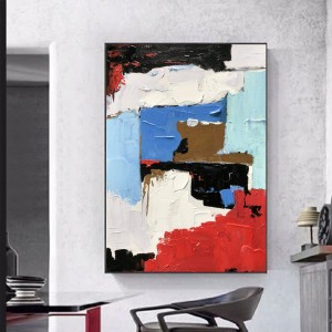 Sản phẩm mới Tóm tắt Nghệ thuật Vải Canvas Vẽ tranh tường tinh khiết vẽ tay cho trang trí phòng khách