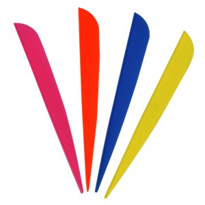 Nika Archery 170009 5inch Xạch quang TPU Vane cho Bắn cung tất cả các loại chụp mũi tên